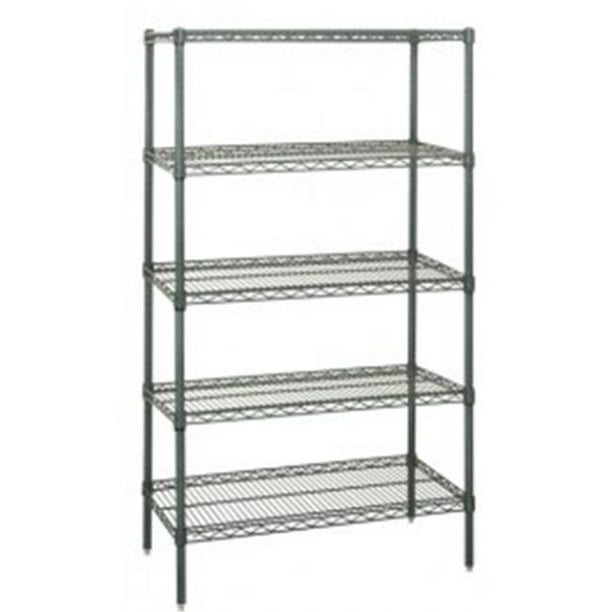 18 x 54 NSF Green Epoxy 4-Shelf Kit with 96 Posts Durable Organizer Perfect for Pantry Closet Kitchen Laundry Organization Garage Warehouse 18 x 54 NSF Green Epoxy 4-Shelf Kit with 96 Posts Durable Organizer Perfect for Pantry Closet Kitchen Laundry Organization Garage Warehouse